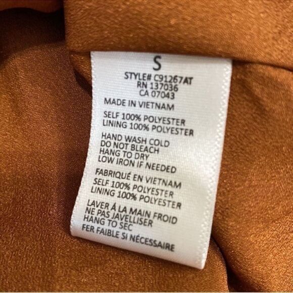 Paper Crane Floral Print Brown Skirt Set(Size Small) - Picture 7 of 7